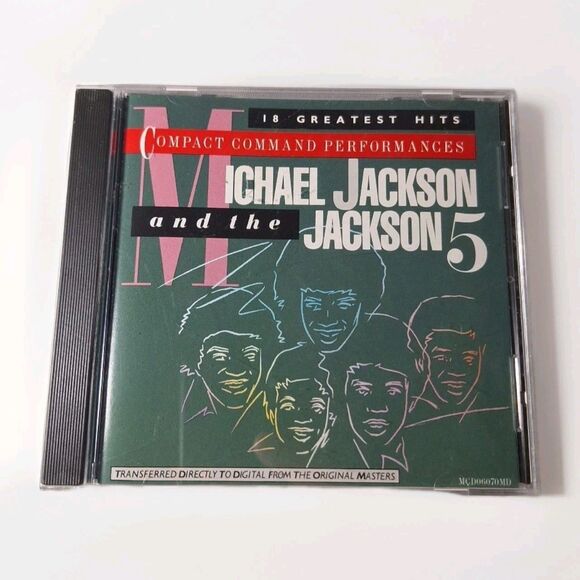 Michael Jackson & The Jackson 5 – Compact Command Performances: 18 Greatest Hits - Picture 1 of 3